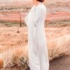 Luxury Viscose derived from Bamboo Wrap Blanket - Stretchy, Lightweight Soft & Breathable - Cooling Viscose with Spandex, Versatile Travel Blanket - Shawl (Warm Stone, Double-Sided) - Image 7
