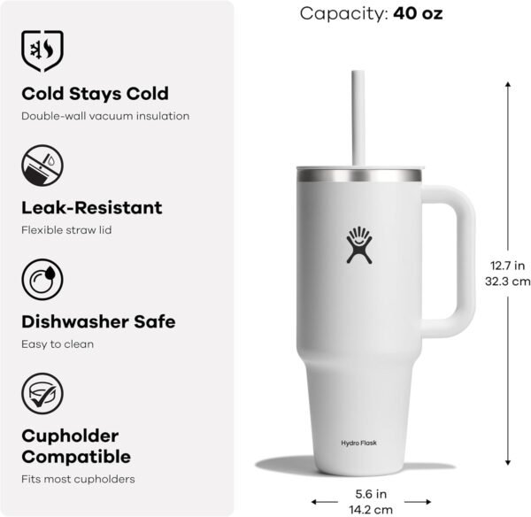 Hydro Flask 40 Oz All Around Travel Tumbler Bayberry Ombre - Image 2