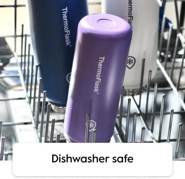 ThermoFlask 16 oz Double Wall Vacuum Insulated Stainless Steel 2-Pack of Water Bottles, Red/Blue - Image 4