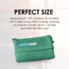SAGEFINDS Airplane Travel Blanket | Compact Throw Blanket for Camping and Hiking | Converts into a Pillow | Travel Gift | Soft Jersey Knit | Fits in Backpack | Attaches to Luggage | Travel Essential - Image 6