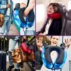 Cabeau Evolution S3 Travel Neck Pillow Memory Foam Neck Support, Adjustable Clasp, and Seat Strap Attachment - Comfort On-The-Go with Carrying Case for Airplane, Train, and Car (Indigo Blue) - Image 7