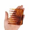 Mini Wide Tooth Comb, 2 Pack Travel Detangling Comb Portable Pocket Comb Large Tooth Shower Comb Hair Styling Comb Tiny Purse Comb Curly Hair Combs for Women Wet Hair, Thick Hair, Beard Comb for Men - Image 6