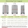 Luggage Cover Approved Travel Suitcase Protector Cute Pants Elastic Washable Baggage Covers for 18-20 inch Luggage(S) - Image 7