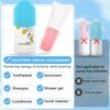 32 Pack Elastic Sleeves for Leak Proofing Travel,Silicone Leak Proof Sleeves for Travel Container in Luggage, Reusable Accessory for Cruise Ship Essentials for Women Men - Image 4