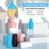 32 Pack Elastic Sleeves for Leak Proofing Travel,Silicone Leak Proof Sleeves for Travel Container in Luggage, Reusable Accessory for Cruise Ship Essentials for Women Men - Image 6