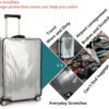 28inch Luggage Cover Suitcase Protector Cover Luggage Protector Suitcase Cover Travel Luggage Sleeve PVC Protector Cover (Transparency, 28inch) - Image 4
