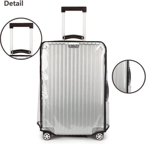 28inch Luggage Cover Suitcase Protector Cover Luggage Protector Suitcase Cover Travel Luggage Sleeve PVC Protector Cover (Transparency, 28inch) - Image 6