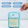 5 Packing Cubes Airplane Quart Size Travel Bag for Toiletries 1 Qt Clear Toiletry Bags for Traveling Tsa Approved Liquid Pouch Carry On 3-1-1 Flight Essentials Women Men International Must Haves - Image 4