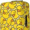 Cute Rubber Ducks Luggage Suitcase Covers Elastic Washable Yellow Cartoon Ducky Luggage Protector Travel Suitcase Protective Cover For Kid And Adult, S (Fit 18-21 Inch Luggage) - Image 9