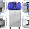 Luggage Straps Bag Bungees for Add a Bag Easy to Travel Suitcase Elastic Strap Belt， High Elastic Suitcase Adjustable Belt Bag Bungees with Buckles (black/black) - Image 3