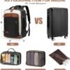LOVEVOOK Personal Item Travel Backpack for Women, Carry on Backpack Flight Approved, Waterproof 40L Large Travel Bag fit 17 inch Laptop - Image 2