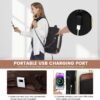 LOVEVOOK Personal Item Travel Backpack for Women, Carry on Backpack Flight Approved, Waterproof 40L Large Travel Bag fit 17 inch Laptop - Image 7
