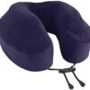 Cabeau Evolution Classic Neck Support Pillow - Neck Pillow for Traveling - Memory Foam Airplane Pillow with 360-Degree Comfort - Head & Chin Support Pillows for Sleeping Upright - (Navy)