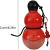 Gourd Water Bottle, Gourd Sports Travel Water Bottle Set, Bulk Water Bottles, Chinese Retro Style, 800ml Large Capacity Sports Water Bottles, Gourd Bottle(Black) - Image 6
