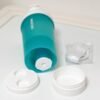 PAWGETHER® Dog Water Bottle with Poop Bag Food Container Shoulder Stap, Built in Bowl No Spill Portable Dog Travel Water Bottle Dispenser (450mL for Water 150mL for Food, Grey) - Image 8