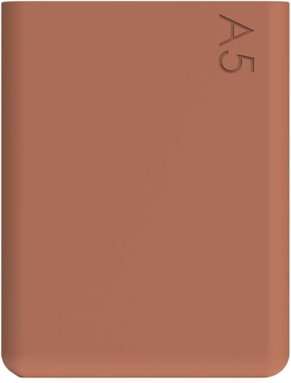 memobottle A5 (Terracotta) Bundle - 25oz (750ml) - Bottle, silicone sleeve & lid |Slim Water Bottle for Bags, Beside Books & Laptops | BPA Free Tritan | Modern & Minimalist - Image 4