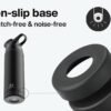 Insulated Stainless Steel Water Bottle with Straw and Carry Loop, Double Wall Cold for 36 Hours, Tritan Leak Proof Lid for Sports, Travel, 24 oz, Black Night - Image 4