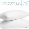 Nestl Toddler Pillow - Pack of 2 Baby Pillows - Organic Cotton Kids Pillow for Sleeping - Soft Kids Travel Pillow - Perfect Toddler Bed Pillow - 13 x 18 Inches,White - Image 2