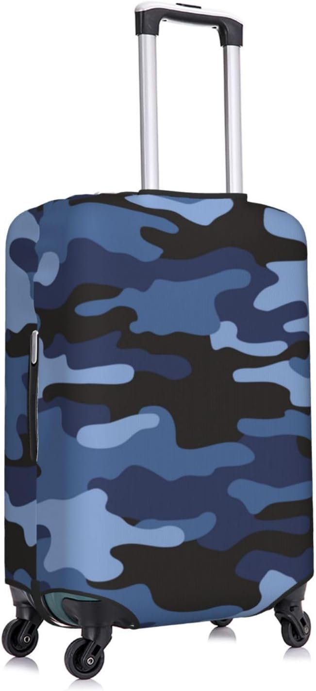 Camouflage Texture Luggage Suitcase Covers Elastic Washable Military Camo Luggage Protector Travel Suitcase Protective Cover For Kid And Adult, M (Fit 22-24 Inch Luggage) - Image 4