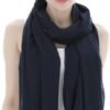 LMVERNA Women Summer Scarf Large Long Line Beach Shawl Lightweight with Fringed Headscarf Gauze Shawl and Wrap - Image 3