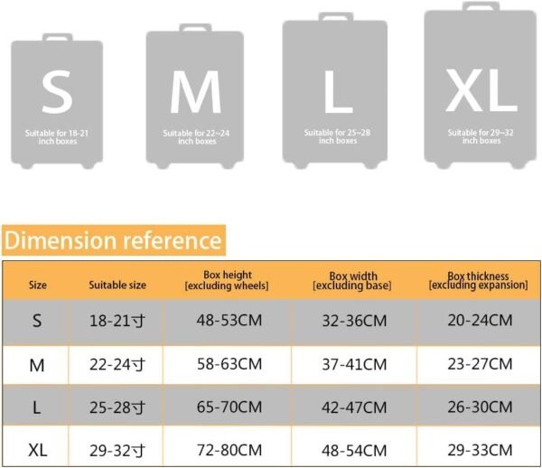 Mumeson 3D Dinosaur T-Rex Travel Suitcase Cover Protector Elastic Cover Anti-scratch Suitcase Cover Case Fit Baggage Size 22 23 24 25 Inch - Image 5