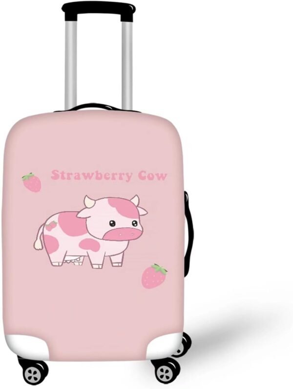 Kawaii Kitten Cat Travel Luggage Cover Durable Anti-Scratch Suitcase Protector Luggage Case Hiking Baggage Covers Protector Trunk Cover Case Fit 18-21 Inch