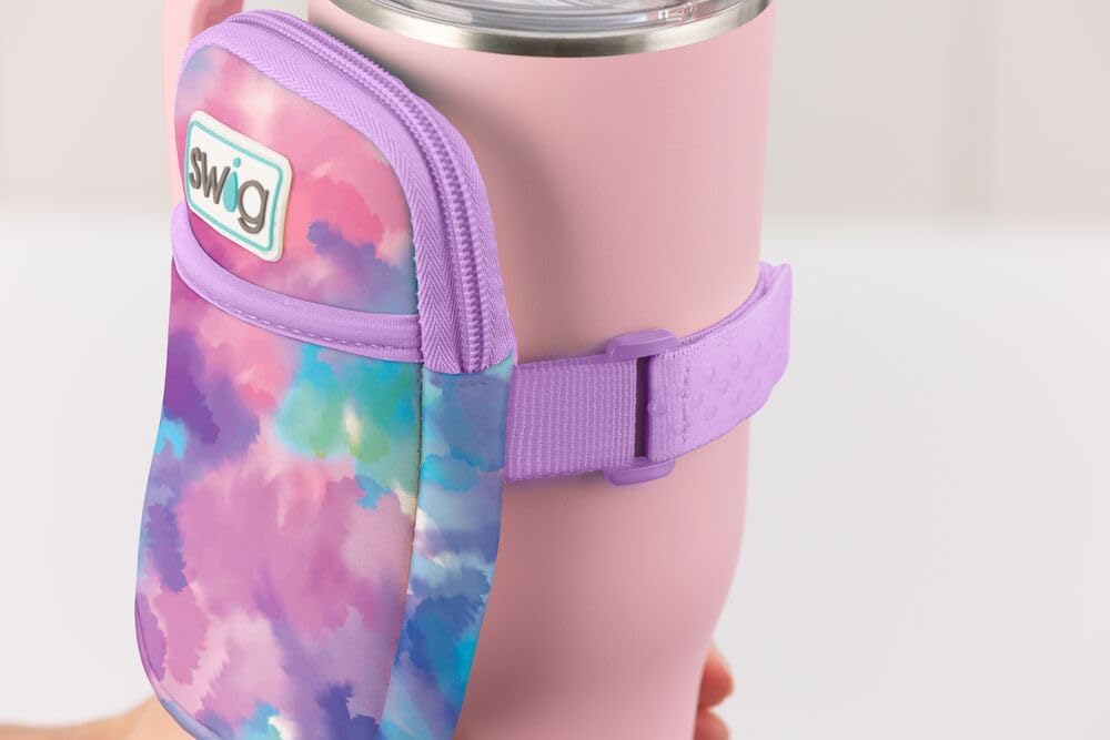 Swig Life Mega Mug Pouch, Water Bottle Bag with Adjustable Strap, Water Bottle Fanny Pack with Zippered Phone Pocket, Holds Travel Essentials, Water Bottles, Tumbler Accessories (Sweet And Spooky) - Image 7