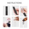 LISAPACK 8ML Atomizer Perfume Spray Bottle for Travel (3 PCS) Empty Cologne Dispenser, Portable Sprayer (Black) - Image 5