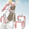 Travel Journal: Travellers Notebook log To Write In, Books Planner, Adventures, Memories Keepsake, Lugguage Checklist and More, For Men, Women, Teens, ... Girls 6"x9" Paperback (Travel Essentials)