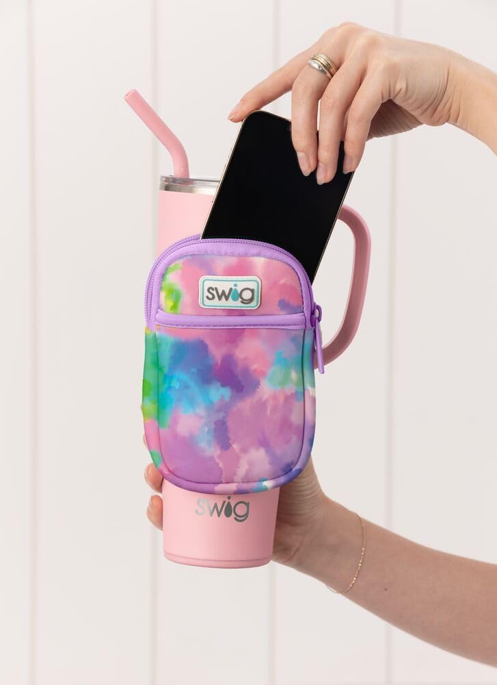 Swig Life Mega Mug Pouch, Water Bottle Bag with Adjustable Strap, Water Bottle Fanny Pack with Zippered Phone Pocket, Holds Travel Essentials, Water Bottles, Tumbler Accessories (Sweet And Spooky) - Image 5