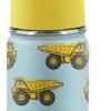 Insulated Water Bottle with Lid, 16 oz, BPA Free, Double Walled, Hot or Cold Drinks, Easy Clean Dishwasher Safe, 12oz, Construction Trucks