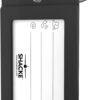 Luggage Tag Initial - Fully Bendable Tag w/Stainless Steel Loop (Black) (Letter K) - Image 7
