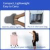 Camping Pillow Lightweight,Easy to Carry,Memory Foam Travel Pillow,Cervical Neck Pillow,Backpacking Pillow,Portable Pillow with Travel Storage Bag, Upgraded Alternative to Inflatable Pillows - Image 8