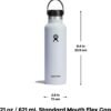 Hydro Flask Stainless Steel Standard Mouth Water Bottle with Flex Cap and Double-Wall Vacuum Insulation - Image 6