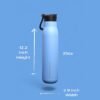 The Slim Double Vacuum Insulated Stainless Steel Water Bottle with Straw and Rope handle for Sports, Office and Travel, BPA-Free, 25oz, Leak Proof - Image 5