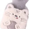 Hand Warmer Bags Plush Hot Water Bag Cute Hot Water Bag Travel Hot Water Bag Rubber Thermal Water Bottle Reusable Hot Water Pouch Lovely Cover Hand Warmer Belly Warmer Child