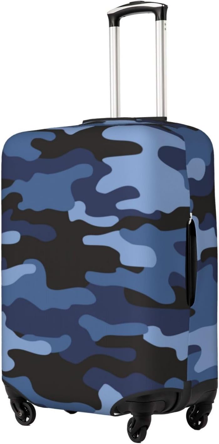 Camouflage Texture Luggage Suitcase Covers Elastic Washable Military Camo Luggage Protector Travel Suitcase Protective Cover For Kid And Adult, M (Fit 22-24 Inch Luggage) - Image 3