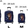 WUJIAONIAO Travel Luggage Cover Spandex Suitcase Protector Washable Baggage Covers (XL (for 29-32 inch luggage), TRAVEL) - Image 2