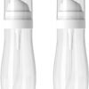 Small Spray Bottle with Fine Mist, 2 Pack 3.4oz/100ml Travel Spray Bottles for Hair and Face, Refillable Spray Bottles for Cleaning Solutions, Perfume, Liquid Cosmetics, Essential Oils TSA Approved
