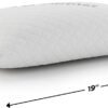 Small Shredded Memory Foam Pillow for Travel and Camping - Compressible Medium Firm Bed Pillow, Contoured Support, Breathable Cover, Machine Washable, Ideal Backpacking, Airplane and Car - Image 2