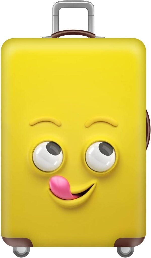 Luggage Cover Funny Face Suitcase Cover Elastic Protector Sets For 18-32 Inch Suitcase Travel Accessories (Funny 1, M)