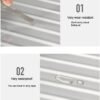 MosaiRudo Clear PVC Luggage Cover Protectors Transparent Travel Luggage Protector for Wheeled Suitcase (Thickness 0.2mm, 20inch) - Image 4