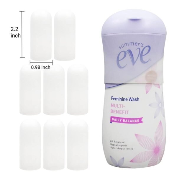 8 Pack Silicone Bottle Covers for Travel, Cruise Must Haves, Travel Essentials for Women Men, Travel Size Toiletries, Cruise Ship Essentials, Travel Accessories Luggage, Elastic Sleeves Leak Proofing - Image 8
