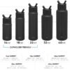 Simple Modern Kids Water Bottle with Straw Lid Vacuum Insulated Stainless Steel Metal Thermos Bottles | Reusable Leak Proof BPA-Free Flask for School | Summit Collection | 18oz, Midnight Black - Image 4