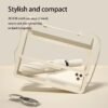 Compact Travel Folding Umbrella Automatic Open/Close Handle Coating Layer Fabric Blocking/Anti UPF 50 UV Protection 99.9% Portable Golf Umbrella/Lightweight Small Backpack/Rain Sun/Men Women Kids - Image 6