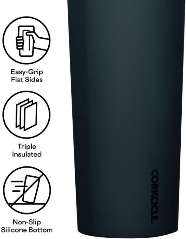 Corkcicle Insulated Canteen Travel Water Bottle, Triple Insulated Stainless Steel, Easy Grip Straw Mouth, Keeps Beverages Cold for 25 Hours or Warm for 12 Hours, 32 oz, Rucksack - Image 5