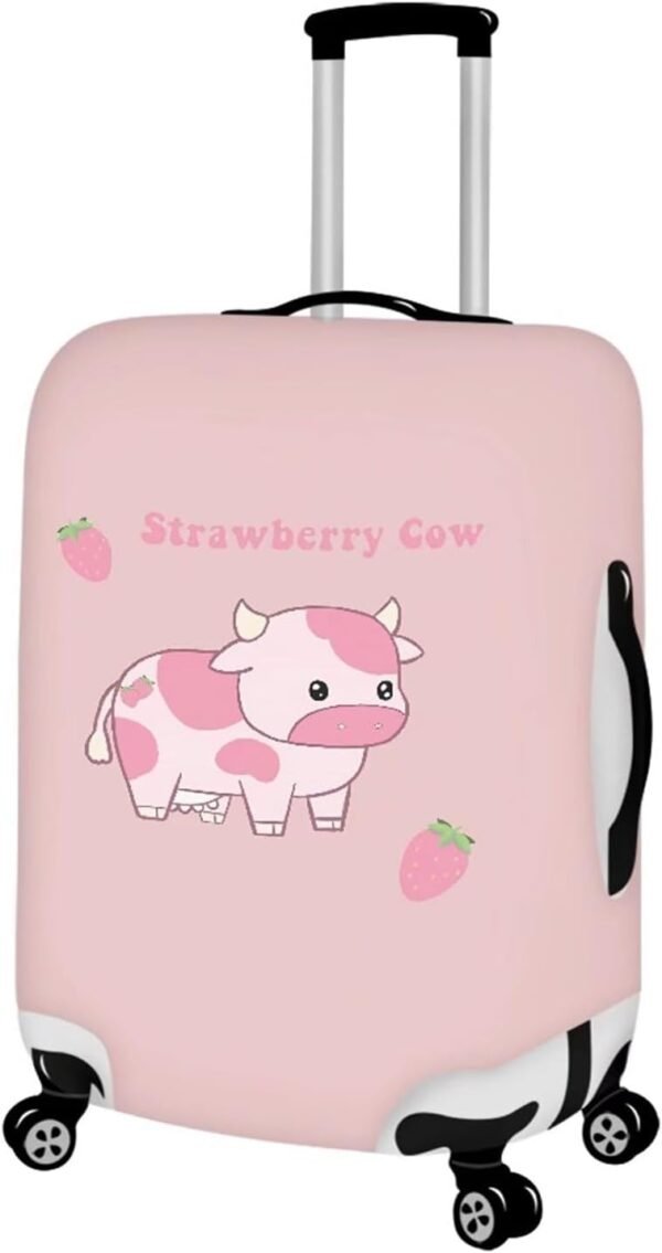 Kawaii Kitten Cat Travel Luggage Cover Durable Anti-Scratch Suitcase Protector Luggage Case Hiking Baggage Covers Protector Trunk Cover Case Fit 18-21 Inch - Image 2