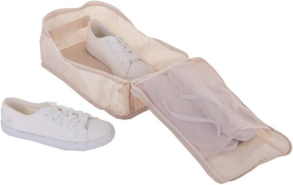Travel Shoe Bags, Foldable Waterproof Shoe Puches Organizer-Double Layer (Multi-colored4) - Image 2