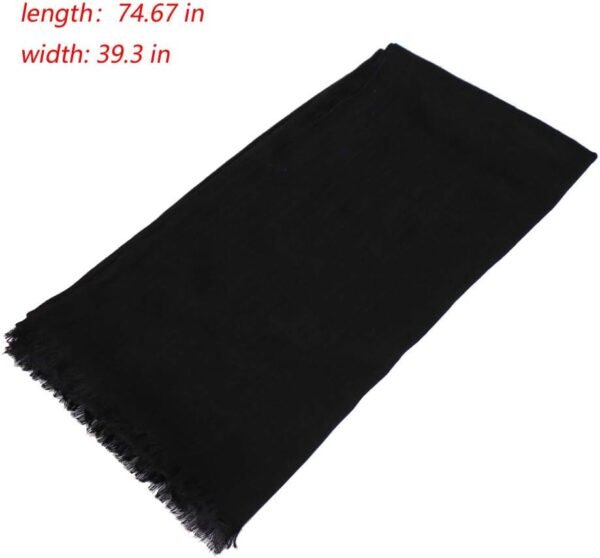 LMVERNA Women Summer Scarf Large Long Line Beach Shawl Lightweight with Fringed Headscarf Gauze Shawl and Wrap - Image 6