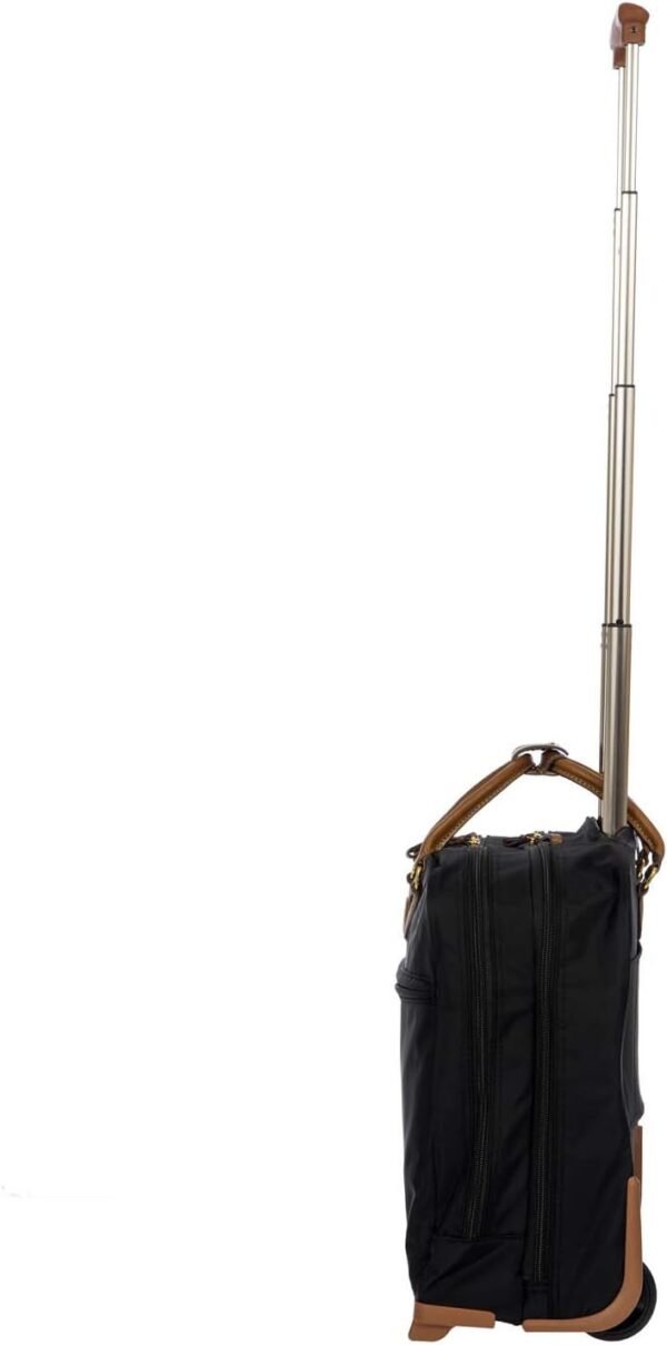 Bric's X-Bag/X-Travel 2.0 - Pilot Bag - Rolling Carry On Luggage - Business - 14 x 15.5-Inch Luggage Laptop Bag, Black - Image 4